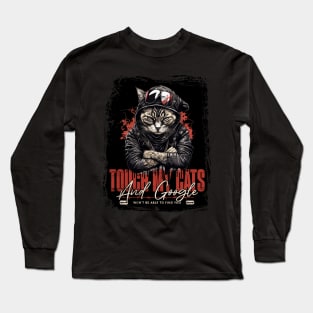 Touch My Cats and Google Won't Be Able To Find You Long Sleeve T-Shirt